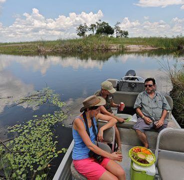 Boat cruise Camp Kwando