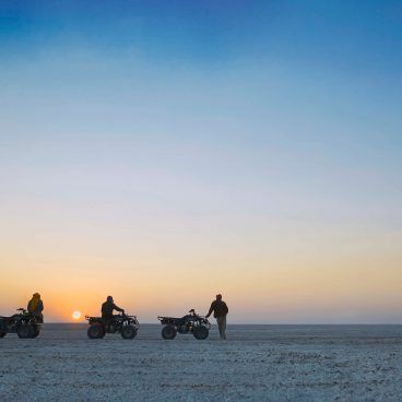 Quad excursion salt pans Planet Baobab