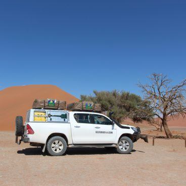 Hilux DC Namibië rondreis