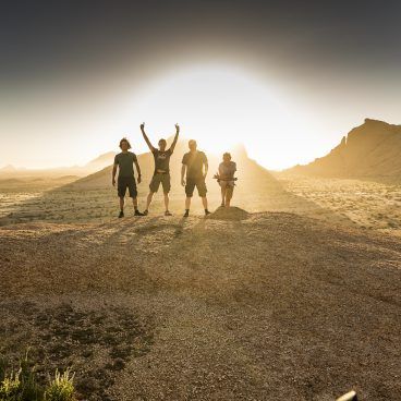 Zonsondergang bij Spitzkoppe