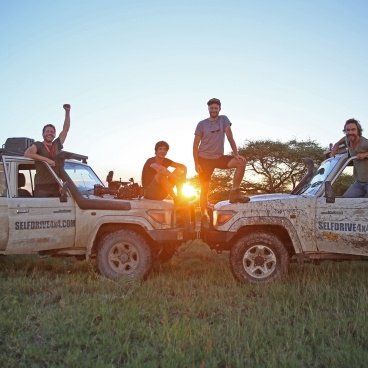 3 op reis Botswana