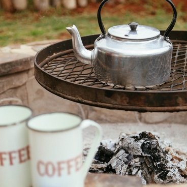 Erindi Camp Elephant water kettle