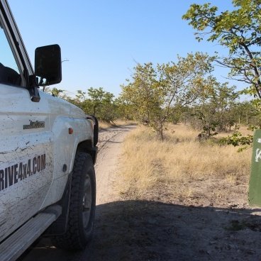 Road to Kubu Island Makgadikgadi Pans